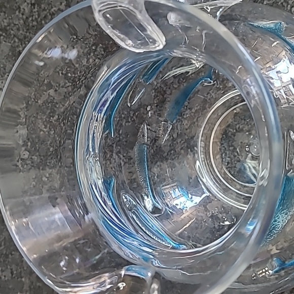 Acrylic Drink Pitcher - Blue Fish Design - Picture 4 of 9